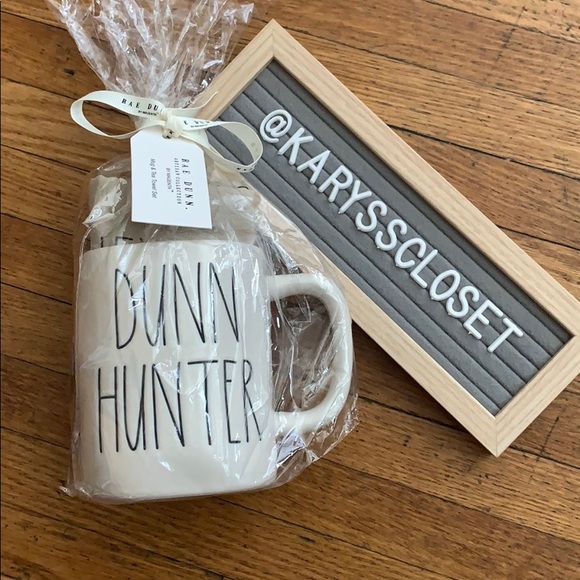 Rae Dunn Other - Rae Dunn mug DUNN HUNTER & Tea towel set